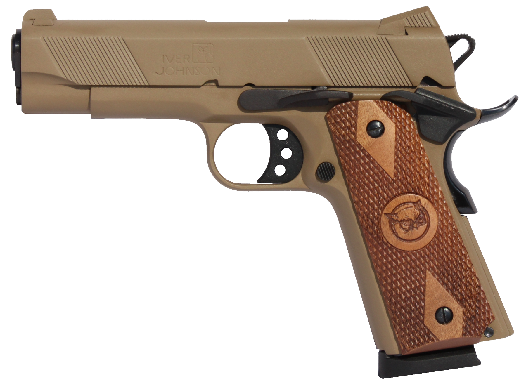 609788801153 Oaks Wholesale Dist/iver 1911 Hawk, Iver Hawk 45 4.25 Cmmndr Lomnt Coytan