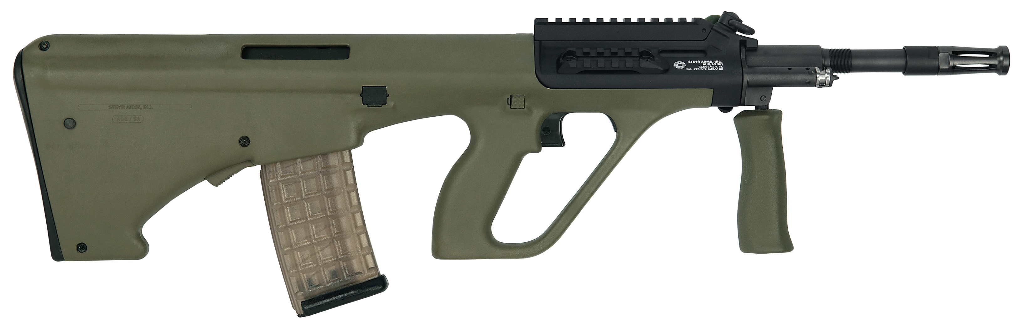 688218712863 Steyr Aug A3, Steyr Augm1grns      Auga3 M1 223 Shrt Rail Grn
