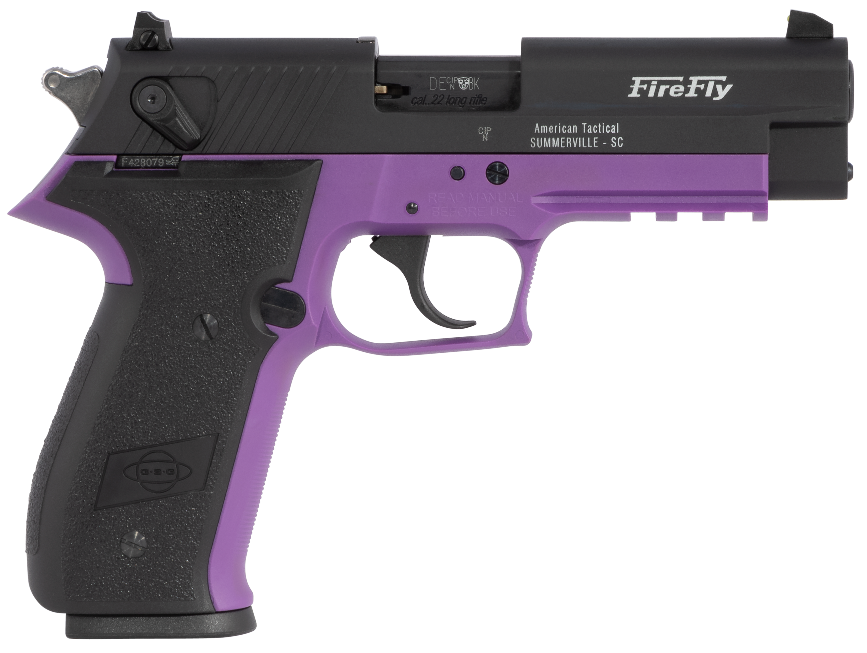 819644026211 Gsg German Sports Guns Firefly, Gsg Gerg2210ffl Firefly 22lr 4 10r Prpl