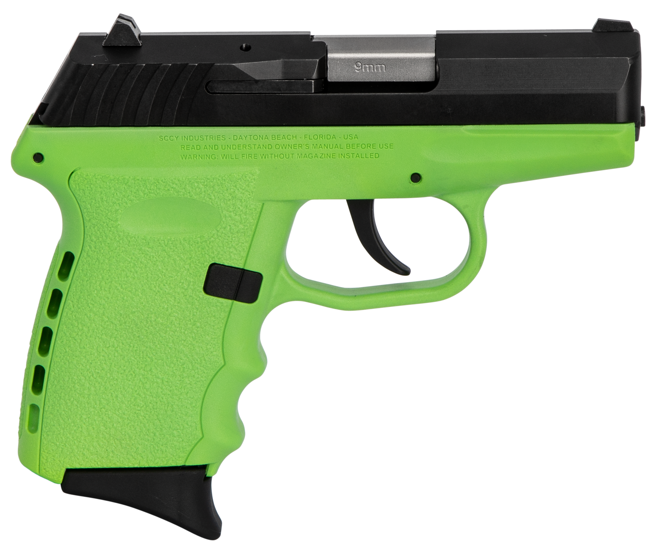 857679003746 Sccy Industries Cpx-2, Sccy Cpx2cblg     9mm 3.1 Crb Nms    Lime      10r