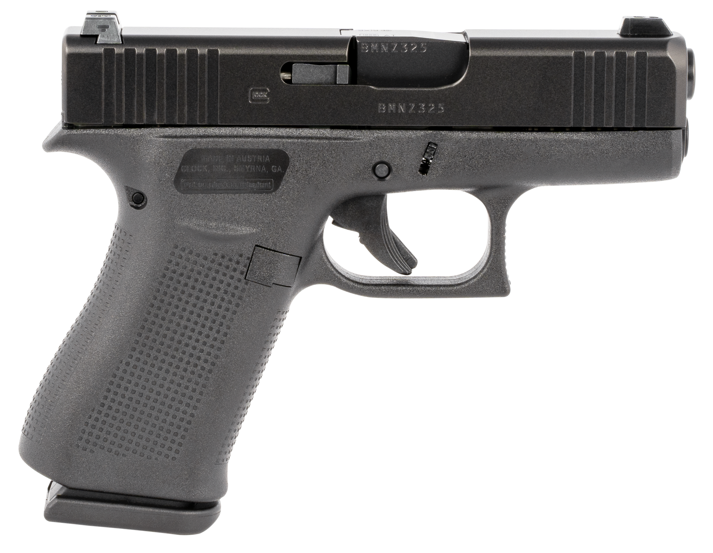 764503037931 Glock G43x, Glock Px4350701 G43x 9mm Gns Blk 10r