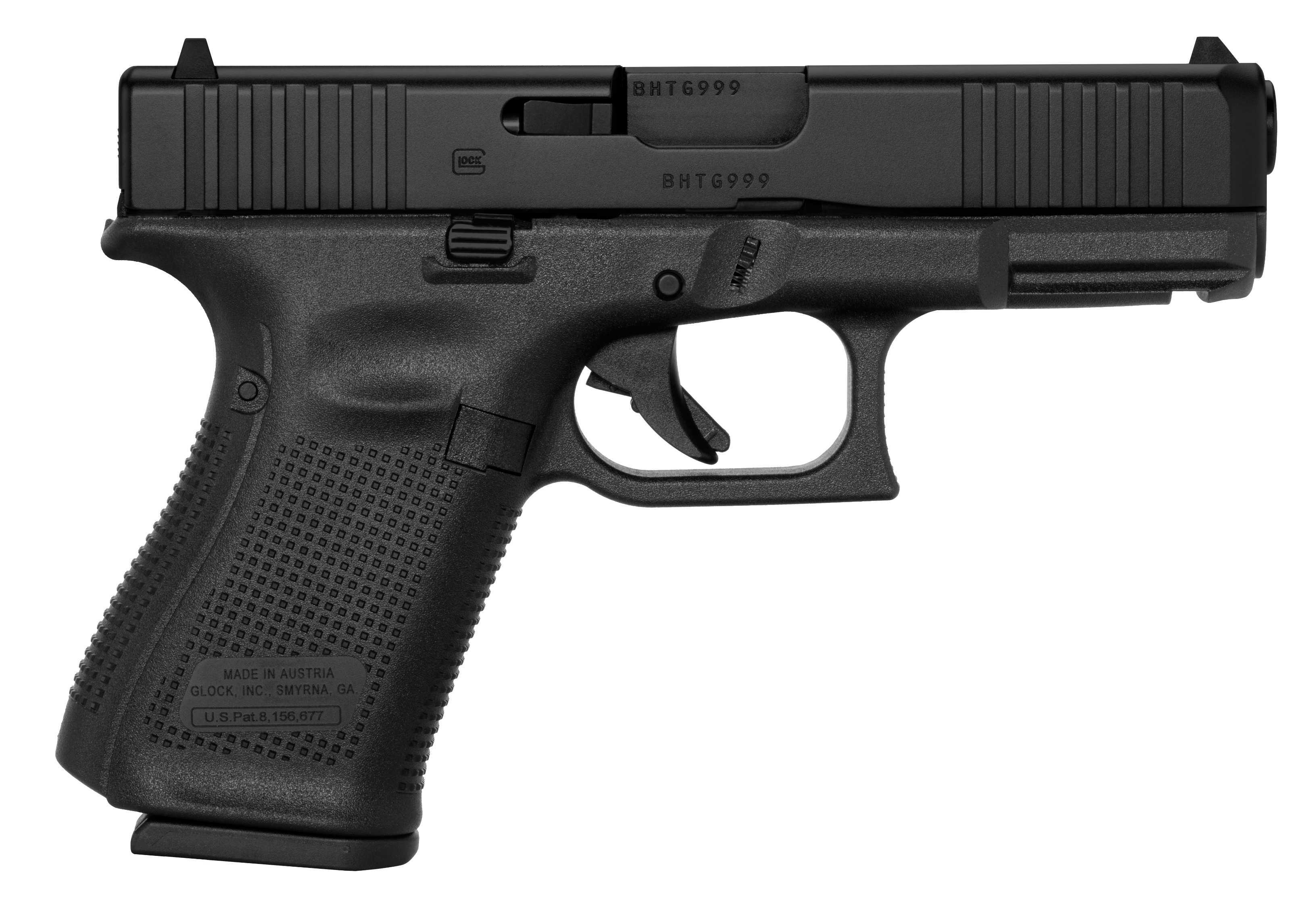 764503037320 Glock G19, Glock Pa195s703        G19 G5 9mm Gns   Frt   15r