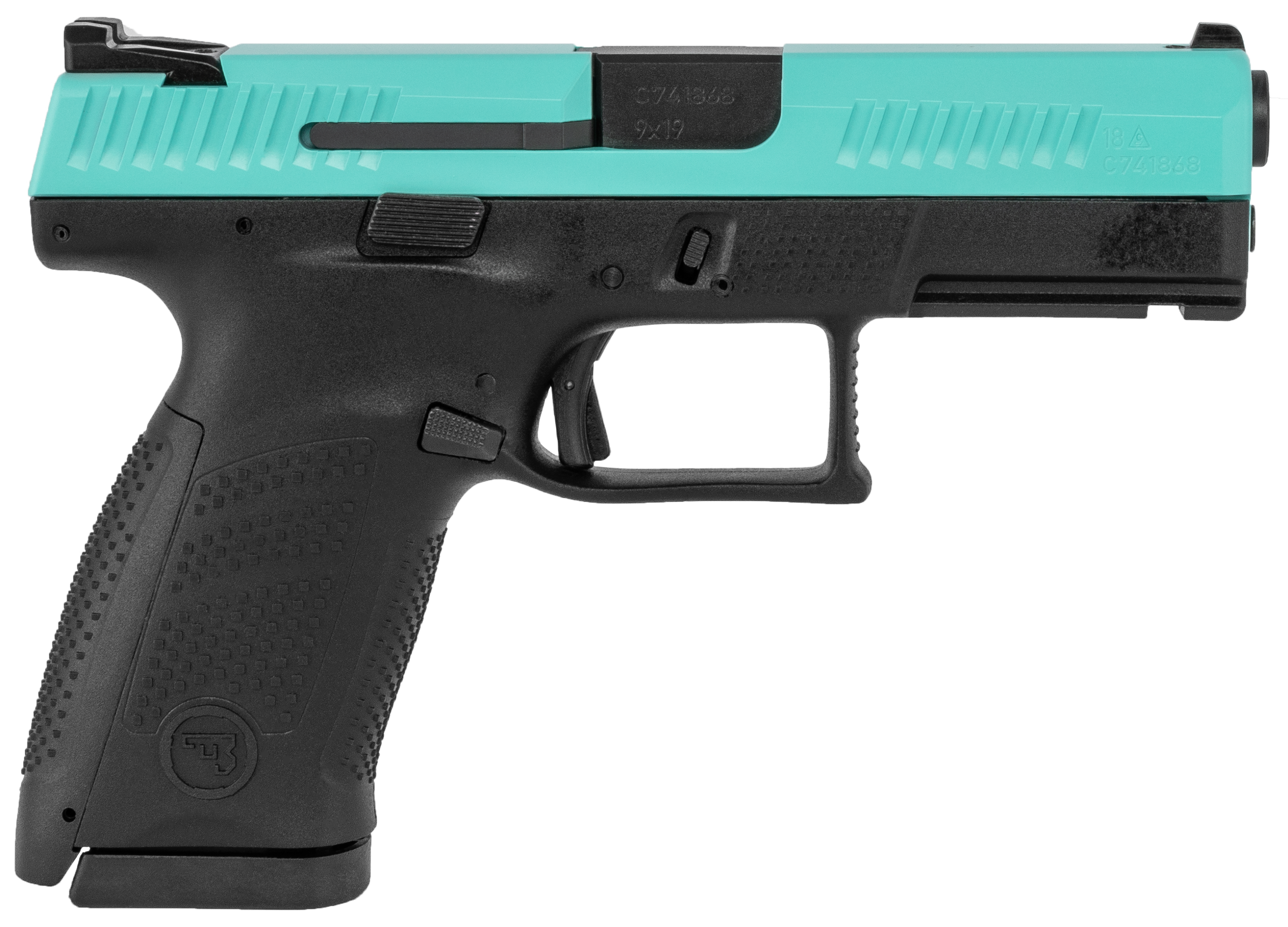 Cz P-10, Cz 91205 P10 C 9mm Robin Egg Blue             15rd