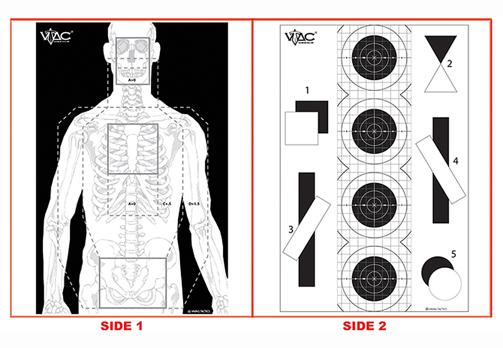 Action Target Inc Sighting, Vtacp100 2side Trgt Tacticl 100bx ...