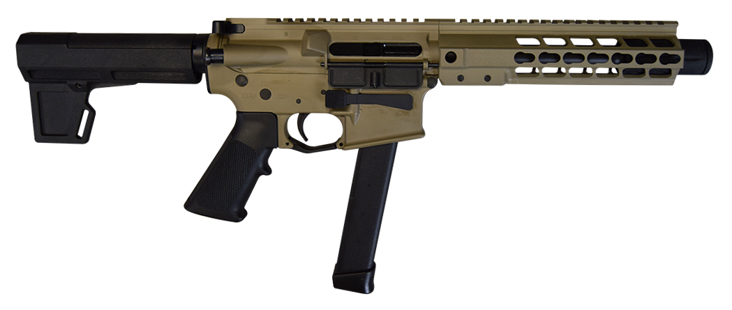 Brigade Firearms Bm-9, Brigade A0919021 9mm 9in Brl 8in Rail Fde