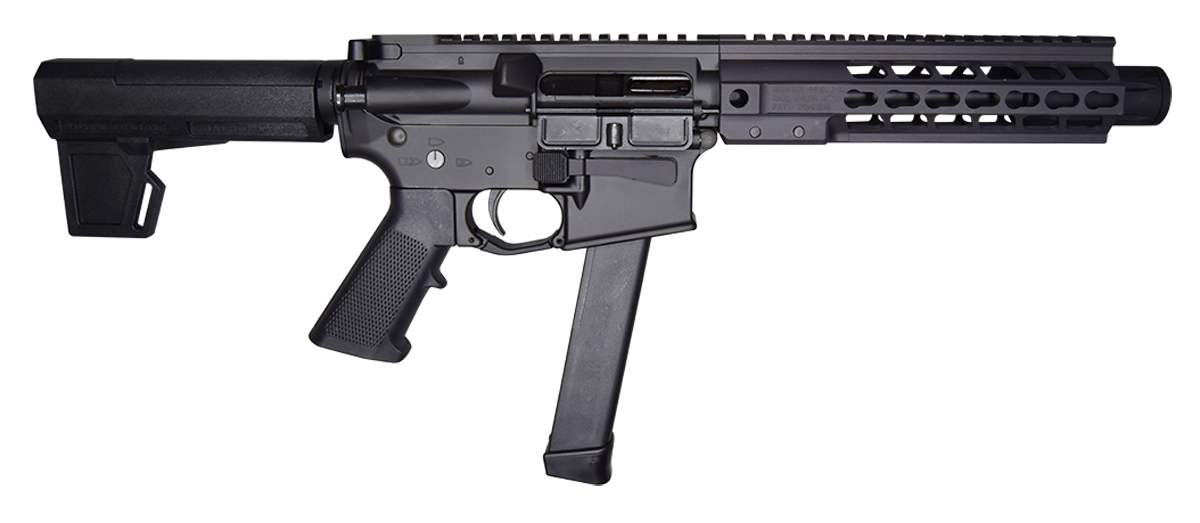 Brigade Firearms Bm-9, Brigade A0919011 9mm 9in Brl 8in Rail Graphite Blk