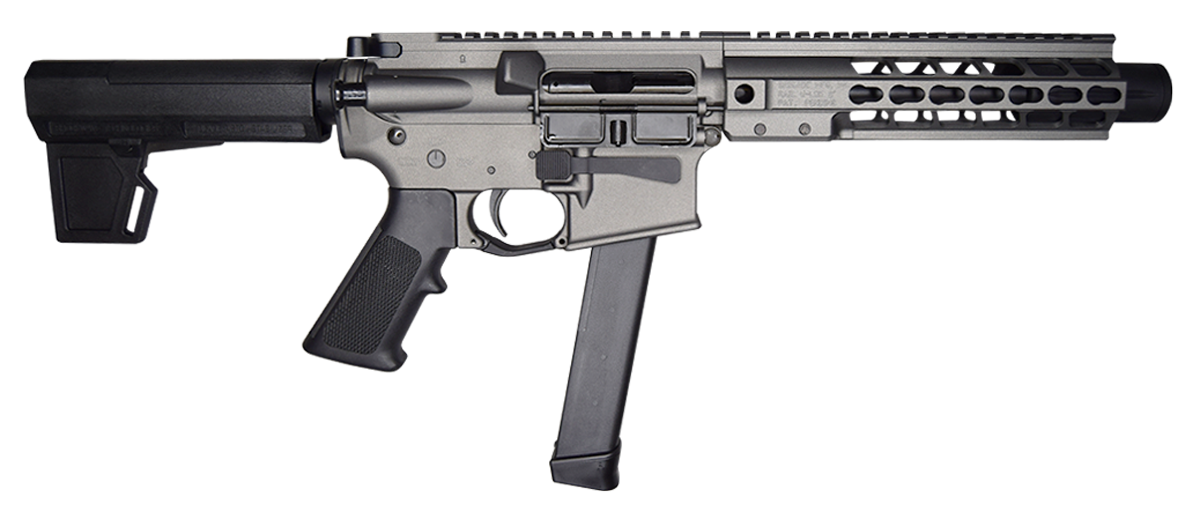 Brigade Firearms Bm-9, Brigade A0919031 9mm 9in Brl 8in Rail Tungsten Gry