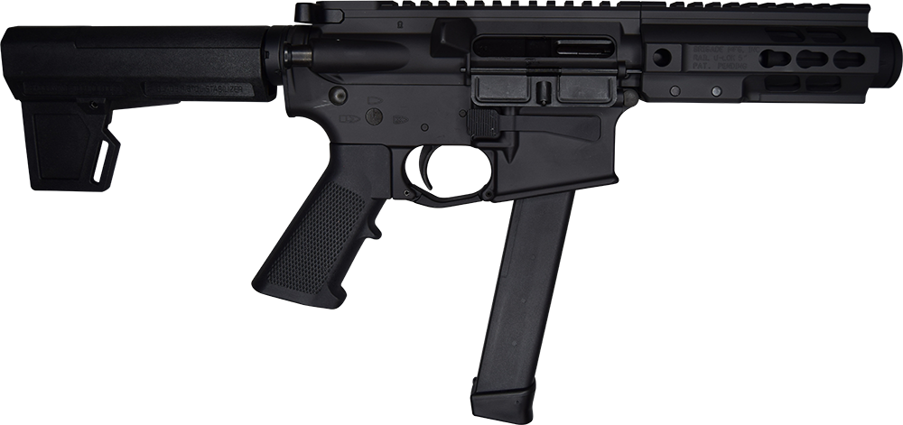 Brigade Firearms Bm-9, Brigade A0915511 9mm 5.5 Brl 5in Rail Graphite Blk