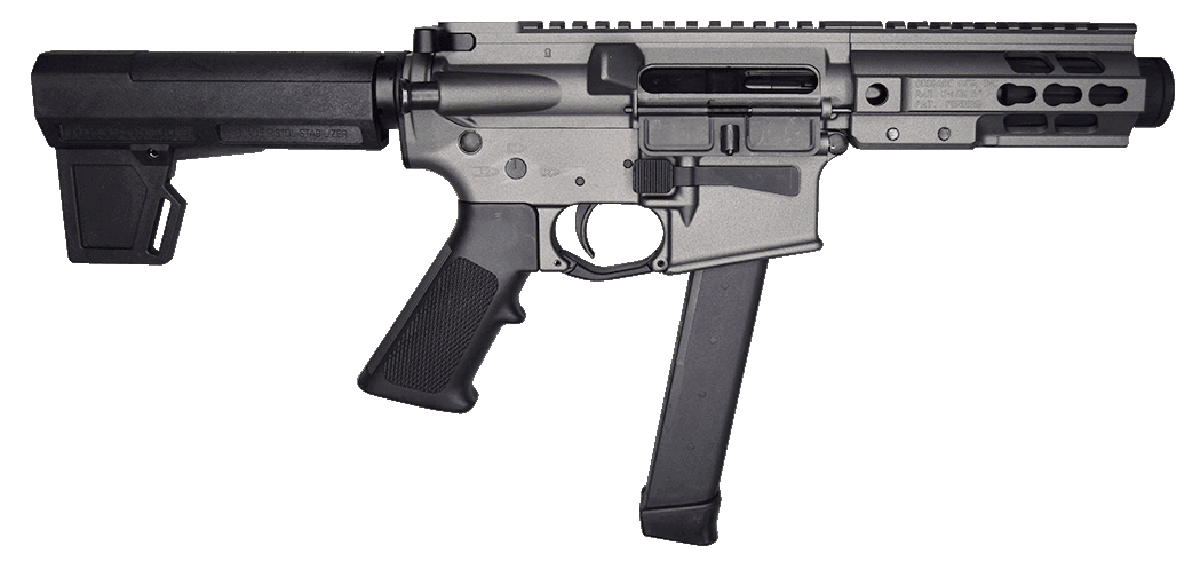 Brigade Firearms Bm-9, Brigade A0915531 9mm 5.5 Brl 5in Rail Tungsten Gry