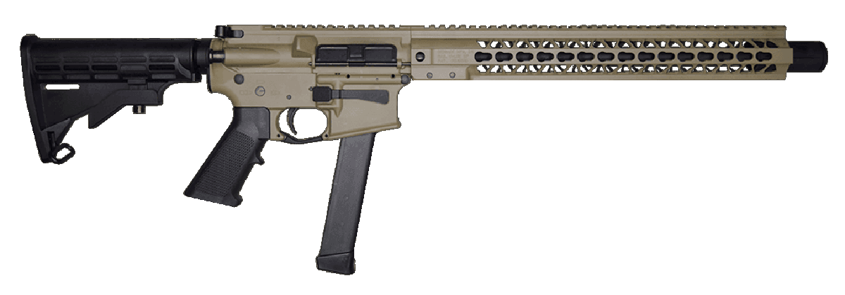 Brigade Firearms Bm-9, Brigade A0911623 9mm 16 Brl 16 Rail Fde