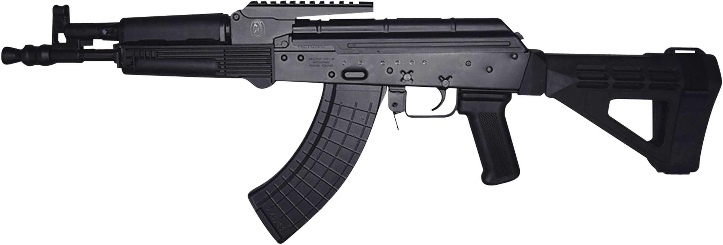 10 Ring Mktg / Wrj Llc Hellpup Elite, Radom Ak0031esbm47 Hllpp Elt Akpstl 7.62 Brc/opt
