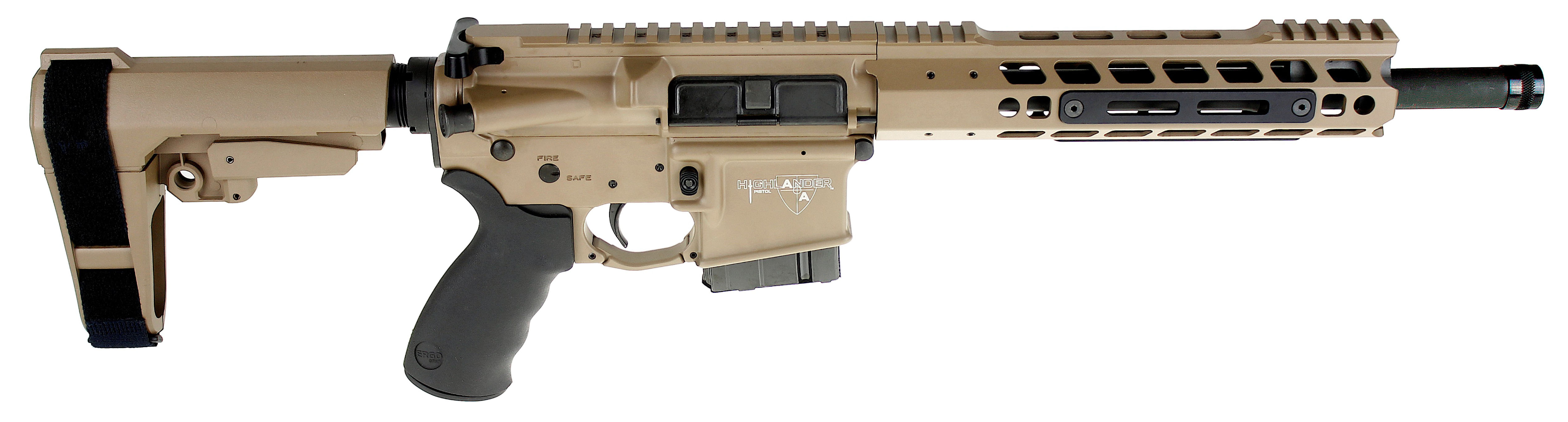 Alexander Arms Highlander, Alex Phi50dest   Highlander Pistol 50 Beo Fde