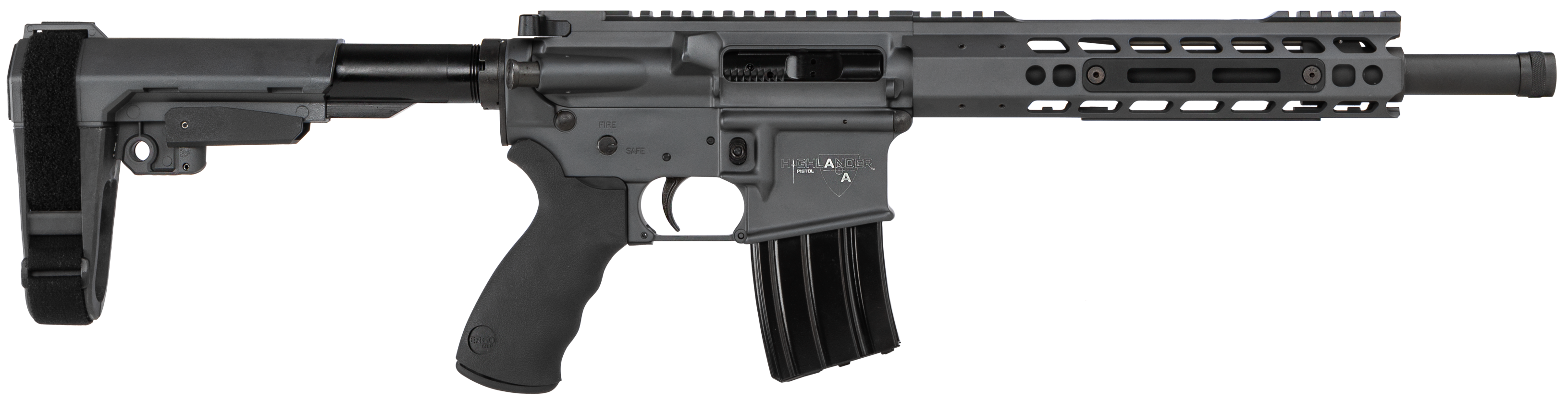 Alexander Arms Highlander, Alex Phi50sgst   Highlander Pistol 50 Beo Grey