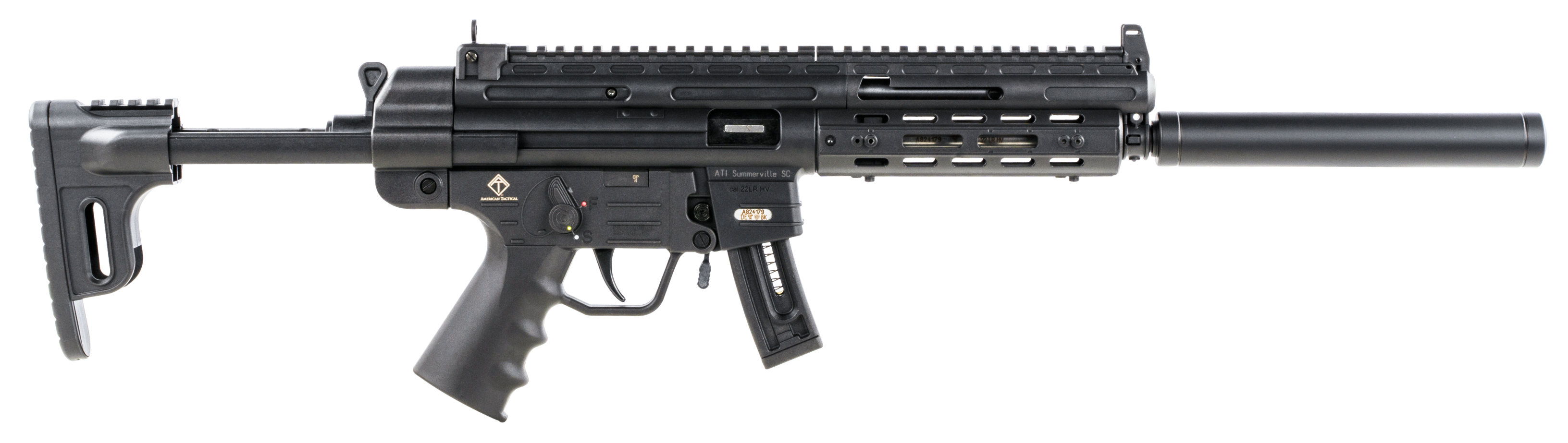 819644025757 Gsg German Sports Guns Gsg-16, Ger Ggsg1610ml Gsg-16 22lr 16.25 10r Blk