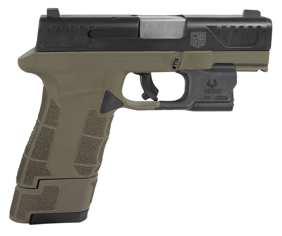 Diamondback Dbam29, Dia Dbam29vlhfde   9mm Subcmpt Vir Lsr/hlstr   Fde