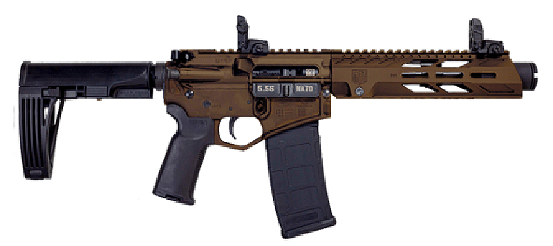 810035751293 Diamondback Db15, Dia Db15pds7mb 5.56 7in 30r Pstl Mbus Mdbrz
