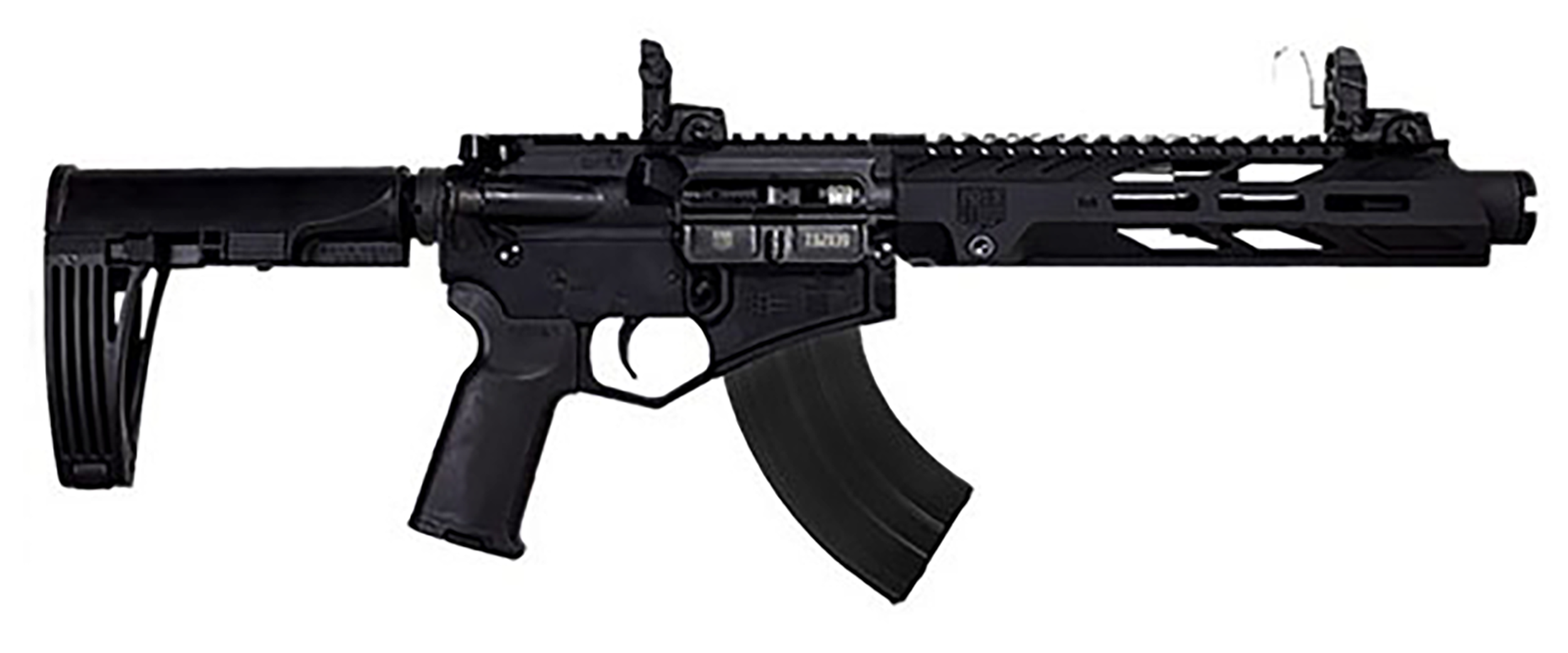 810035751378 Diamondback Db15, Dia Db15p47ds10b 7.62x39 10in 30r Pstl Blk