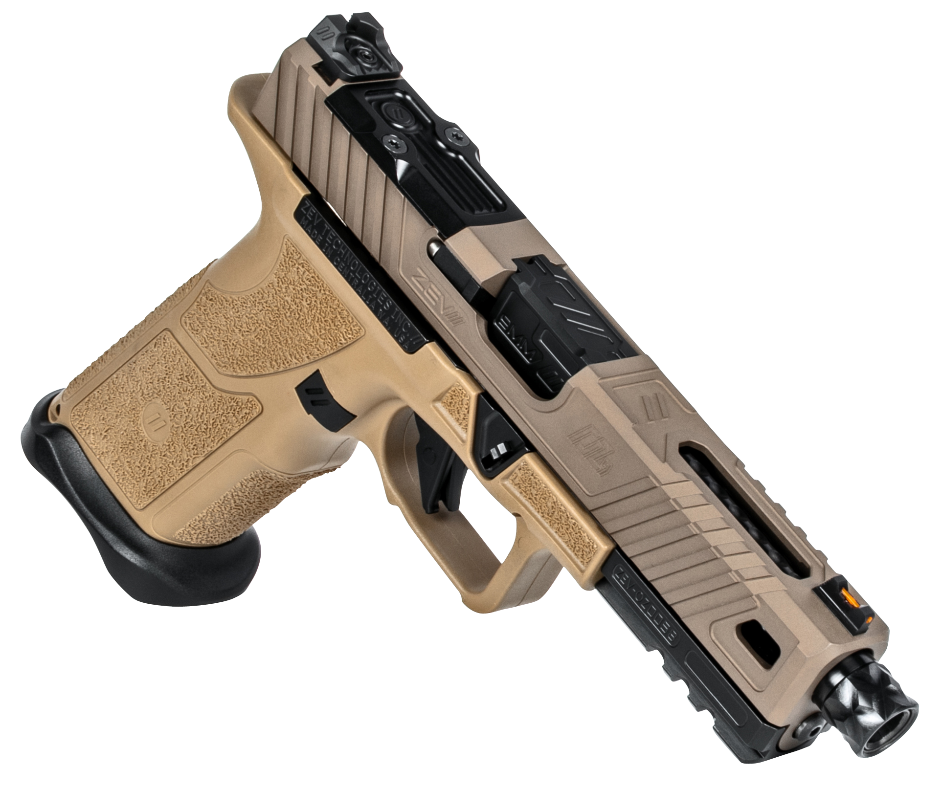 Zev Oz9, Zev Oz9-std-fde-b-th      Oz9 9mm Pstl Fde Sld