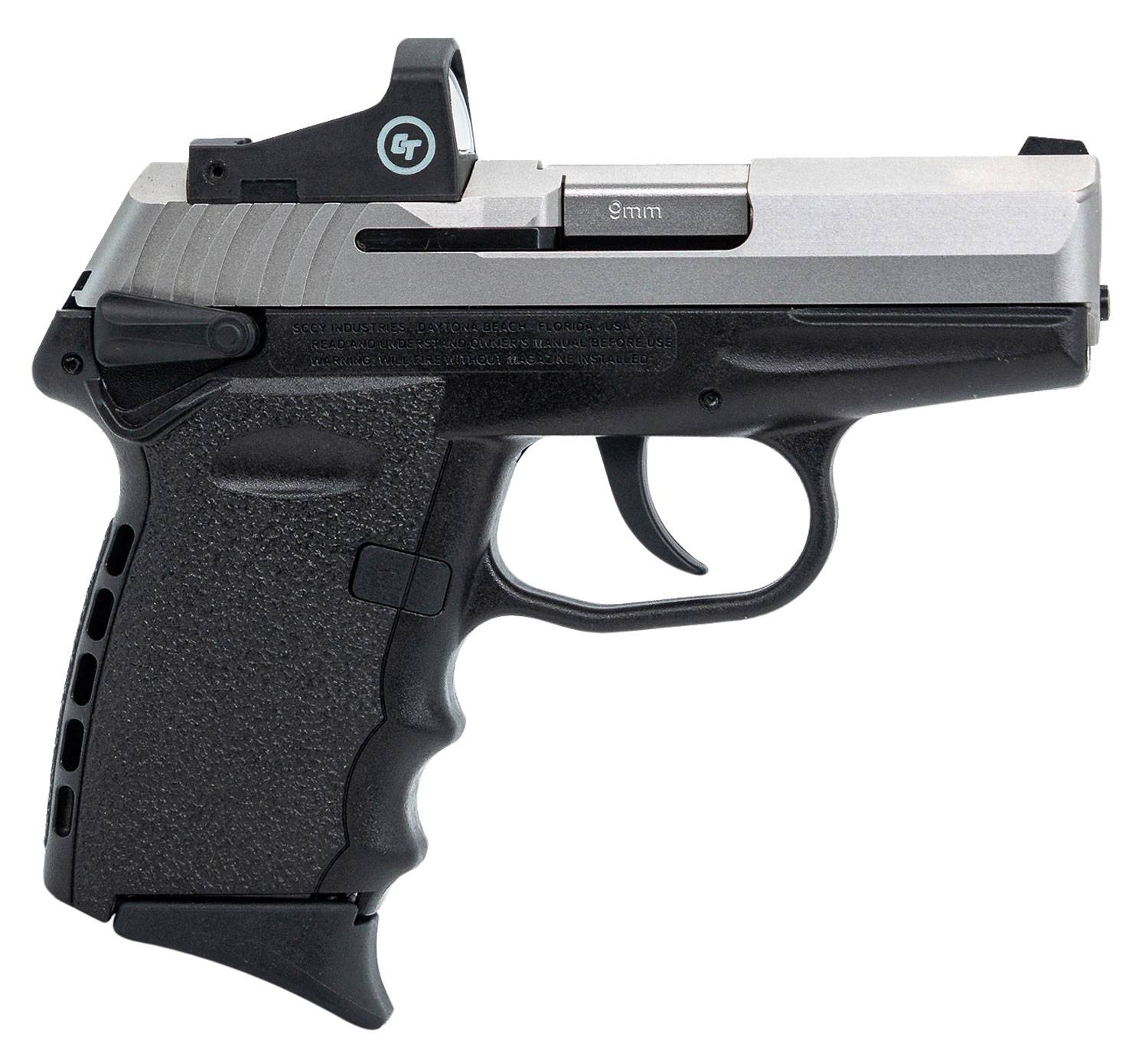850013592128 Sccy Industries Cpx-1, Sccy Cpx-1ttrd   9mm Tt Slide Blk Grip  Rd Dot 10r