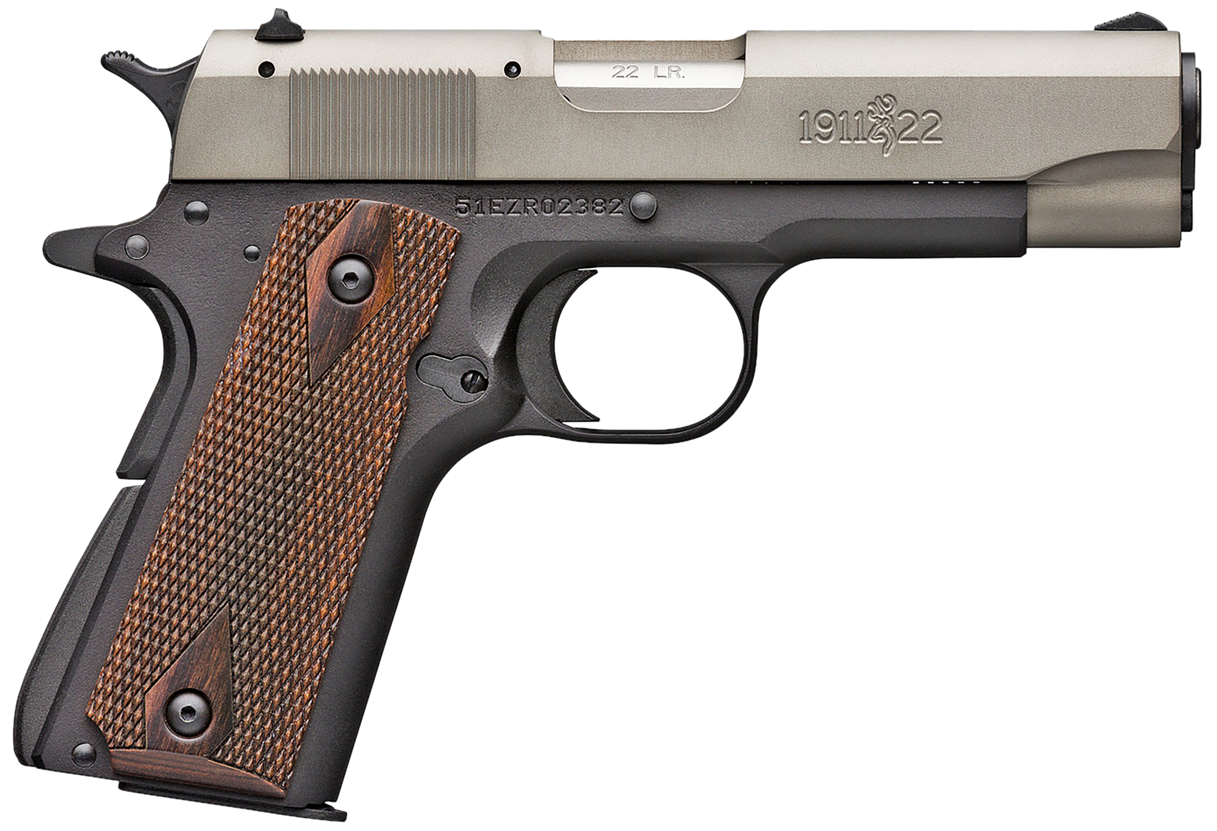 023614742722 Browning 1911-22, Brn 051880490 1911 A1 Cm*ca* 22 3.63 10r St/wd