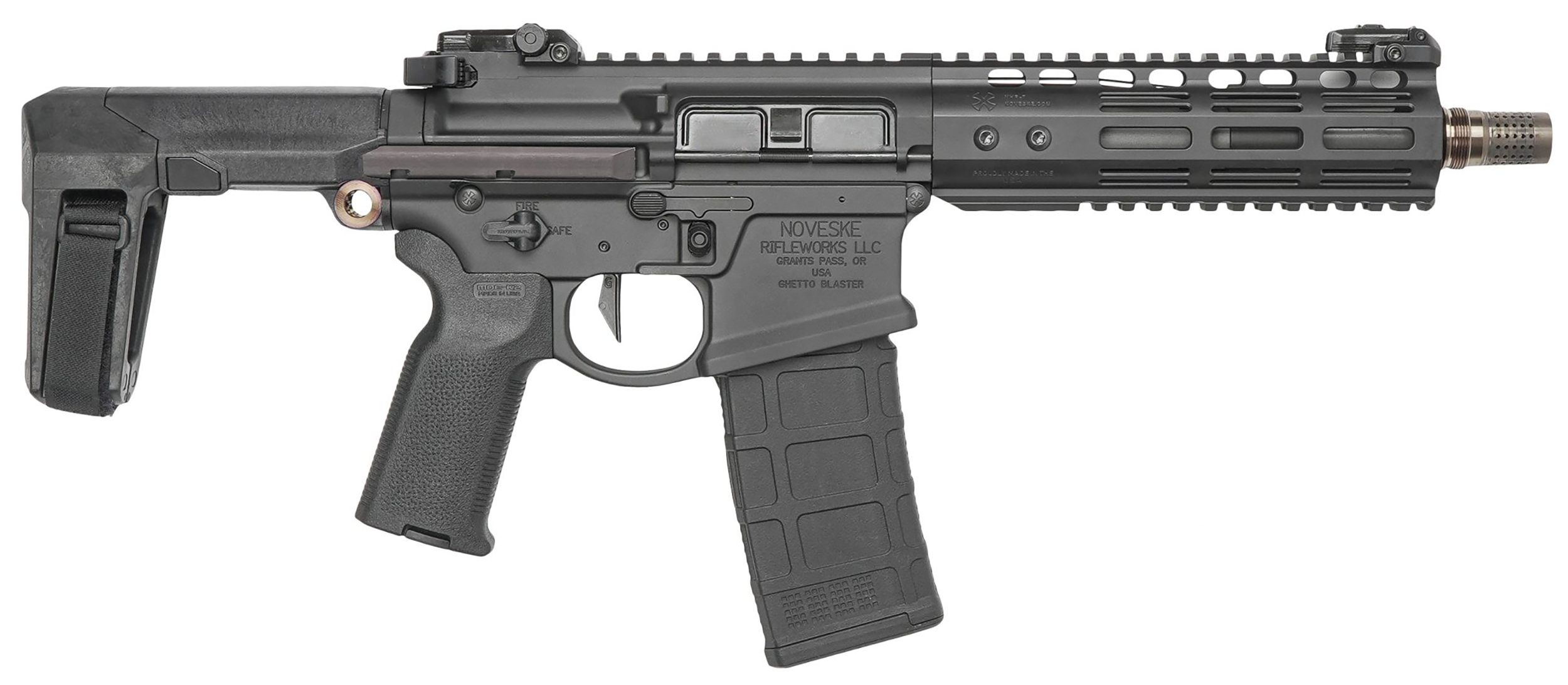 Noveske Gen 4, Noveske 02000575 Gen4 300bo Ghetto Blst Pst Blk