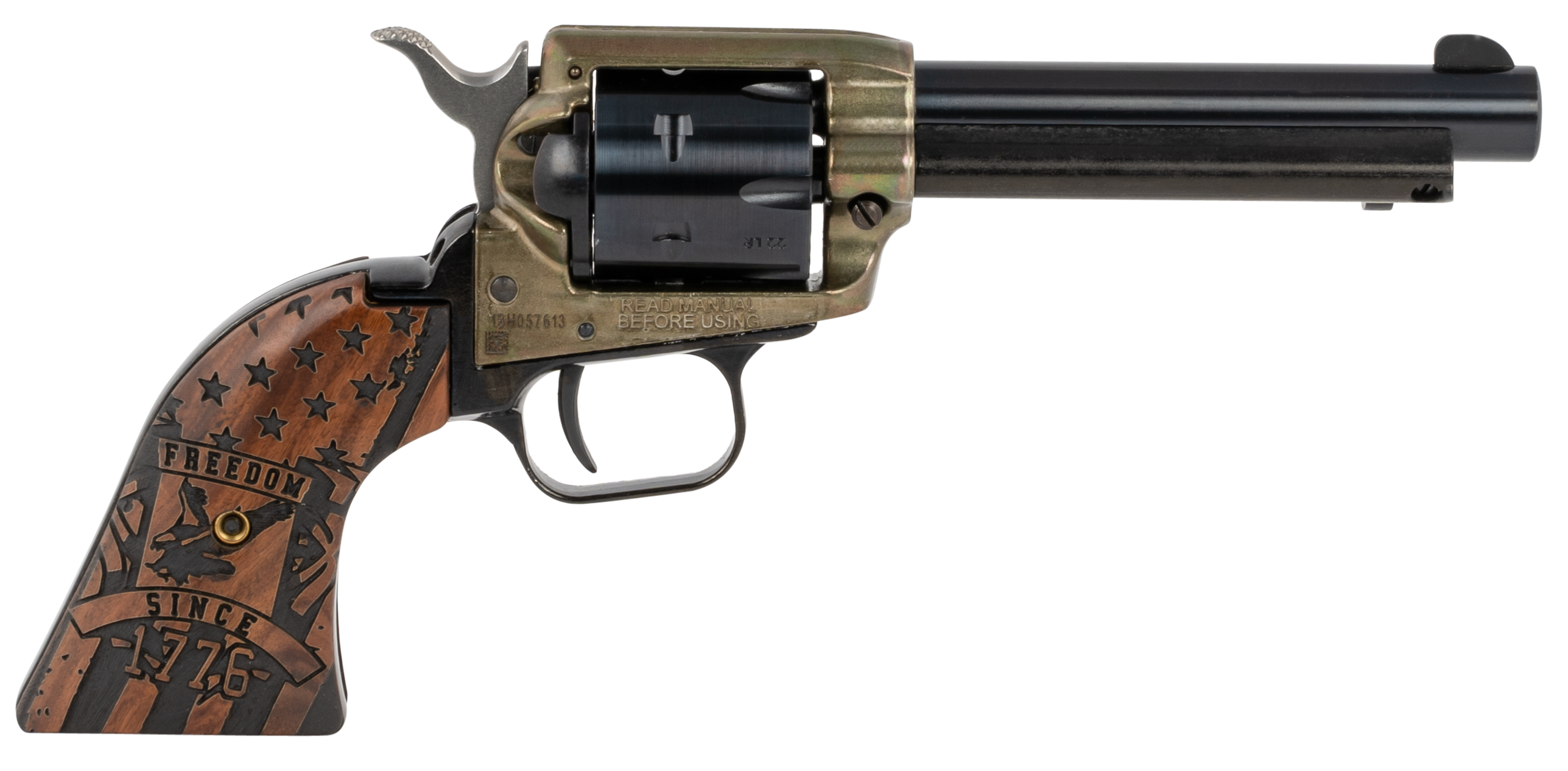 Heritage Mfg Rough Rider, Her Rr22ch4wbrn14 Liberty 22lr 4.0in Bl 6rd