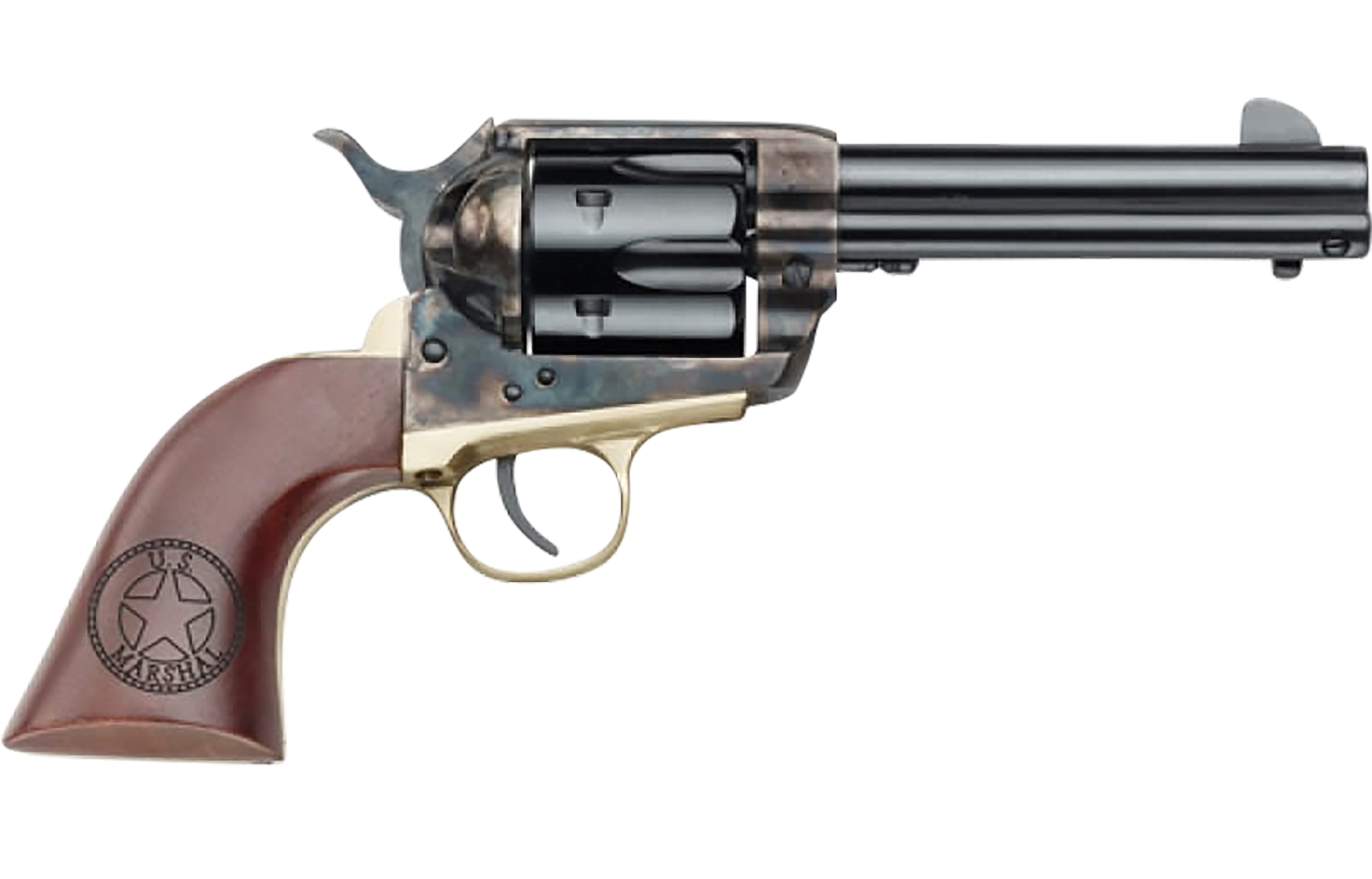 Pietta (emf Company Inc) 1873 Great Western Ii, Pietta Hf45usm434/comb Gw2 Usmrsh 45lc 4.75 6r Wal