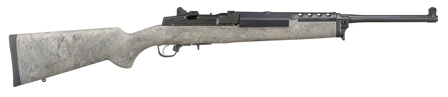 736676058778 Ruger Mini-14, Rug 5877  M-14/5ggh 223   18.5 Ghilie Grn       5r