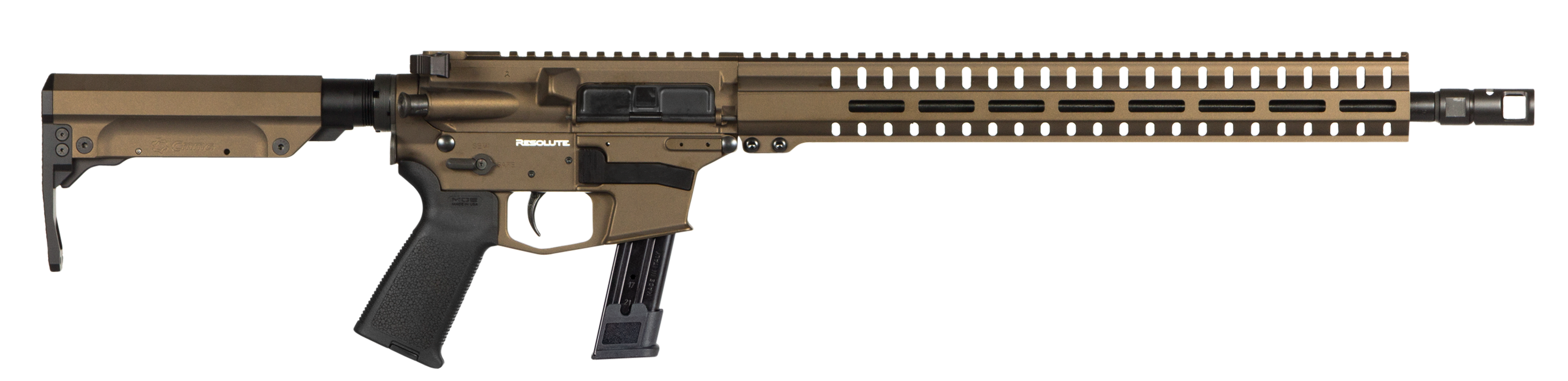 810046231524 Cmmg Resolute 300, Cmmg 92ae68fmb   Resolute 300 Mk17 9mm Rfl  Mdbrnz