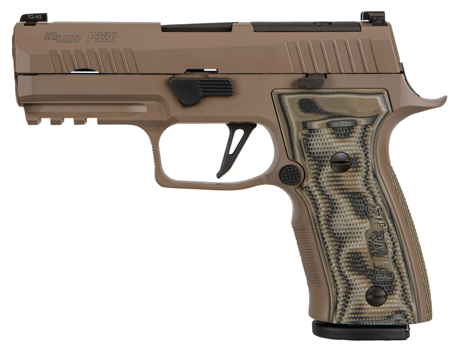 Sig Sauer P320, Sig 320axgca9cwscpnr210 320 9mm Scrp Xray  10r Fde