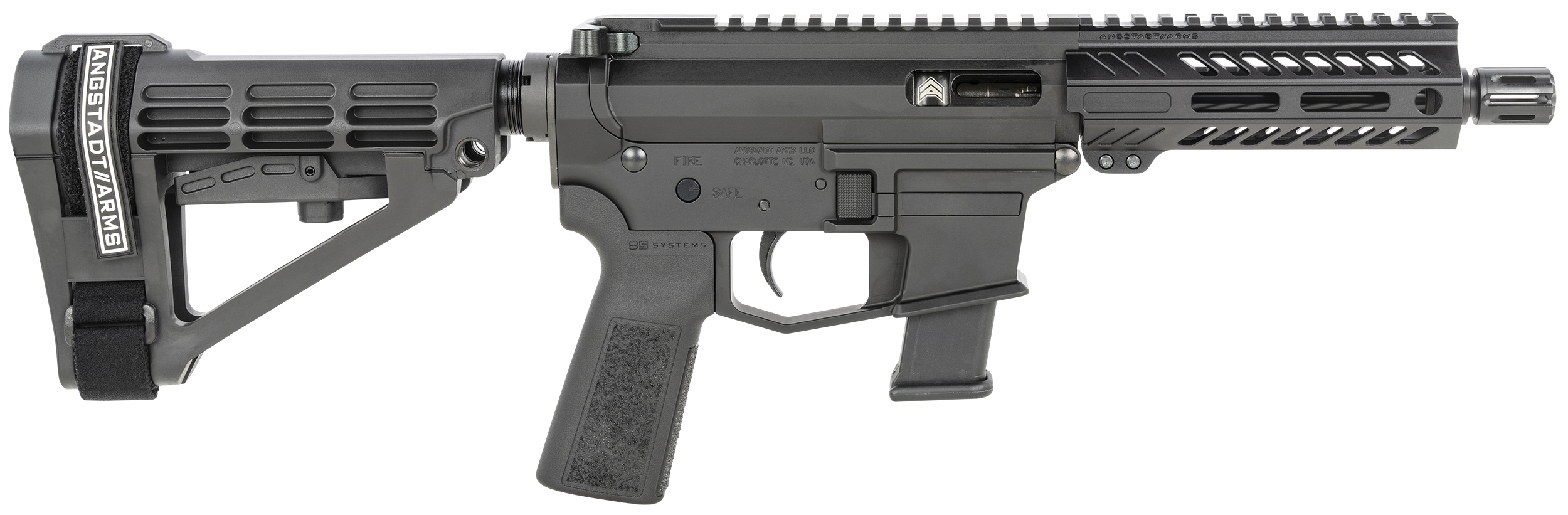 Angstadt Arms Udp-9, Angstadt Aaudp09u06  Udp-9 Pstl 9mm 6" Sba4    Blk