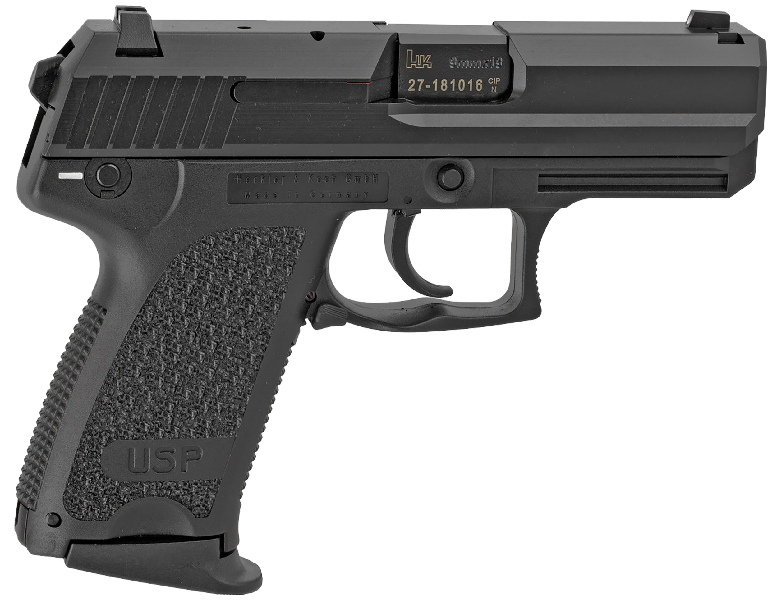 642230261068 Hk Usp, Hk 81000331 Usp9 Cmpt V1 9mm (2)10r Da/sa 3.58