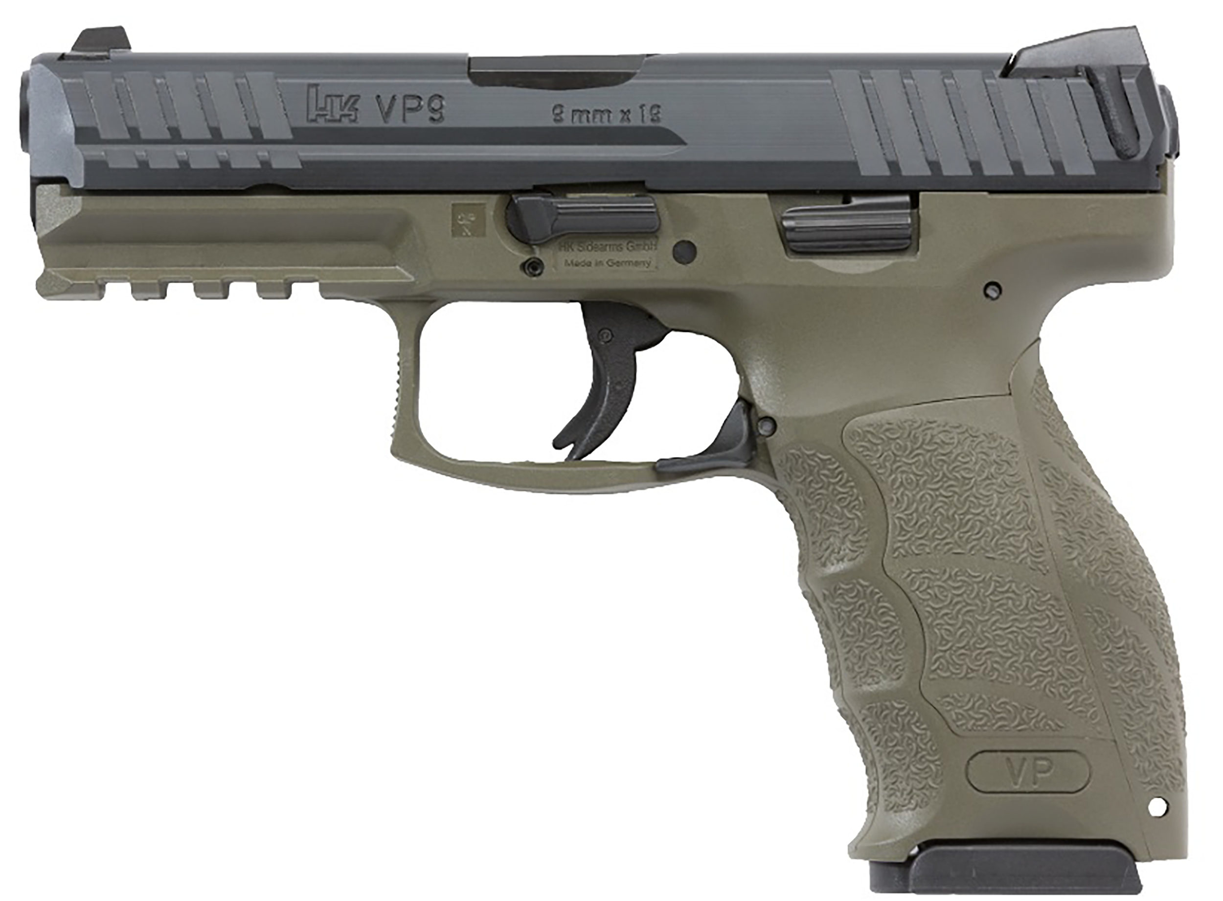 642230262058 Hk Vp9, Hk 81000235 Vp9 9mm (2)10r 4.09 Grn