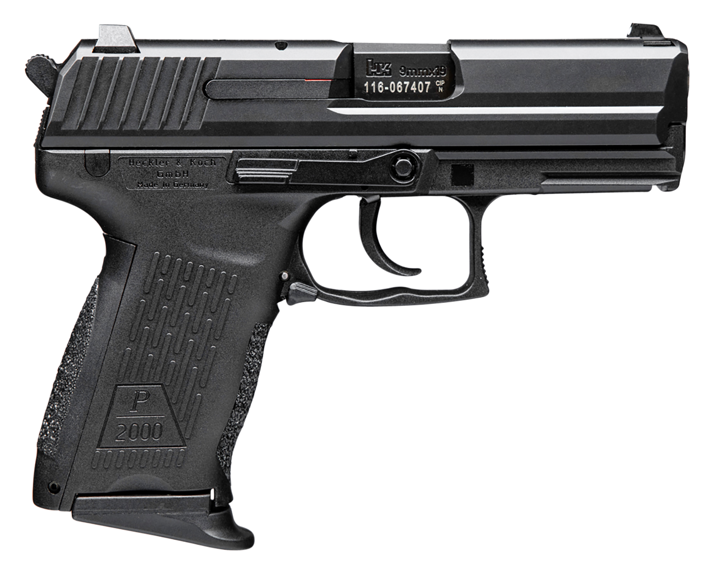 642230261143 Hk P2000, Hk 81000040 P2000   V2    9mm Ns(3)10r        3.66