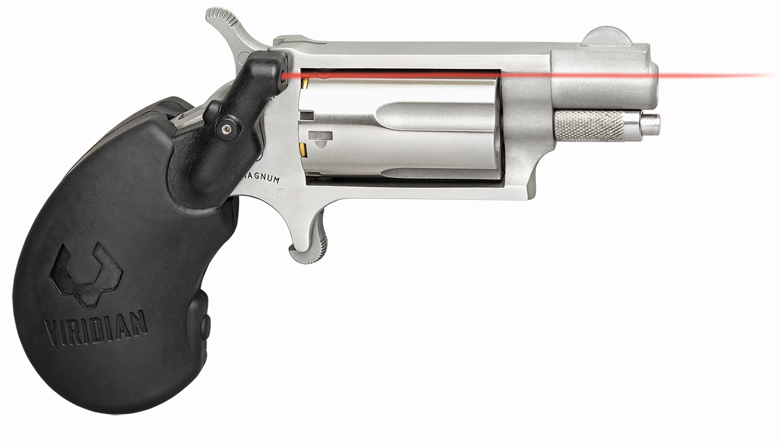 744253003509 Naa Mini-revolver, Naa 22msvl 22mag 1.13 Viridian Laser Grip