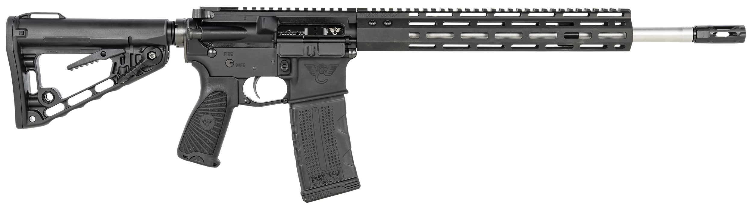 810025506384 Wilson Combat Protector, Wils Tr-pc-556-bl-s Protectr Carb 5.56 16" Ss Blk