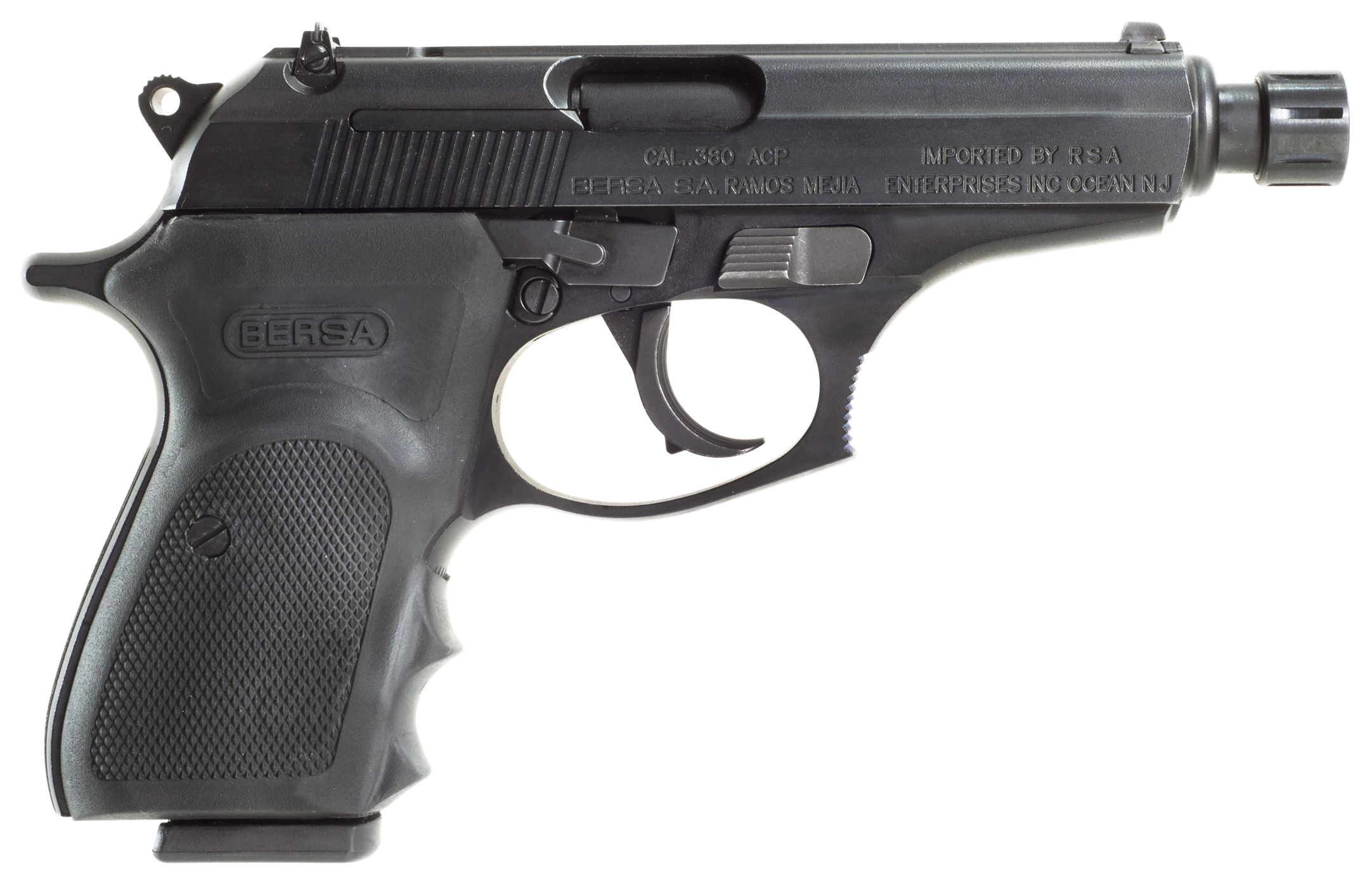 810083200279 Bersa Thunder, Bersa T380m8x       Thunder 380    4.3 8r  Th  Blk