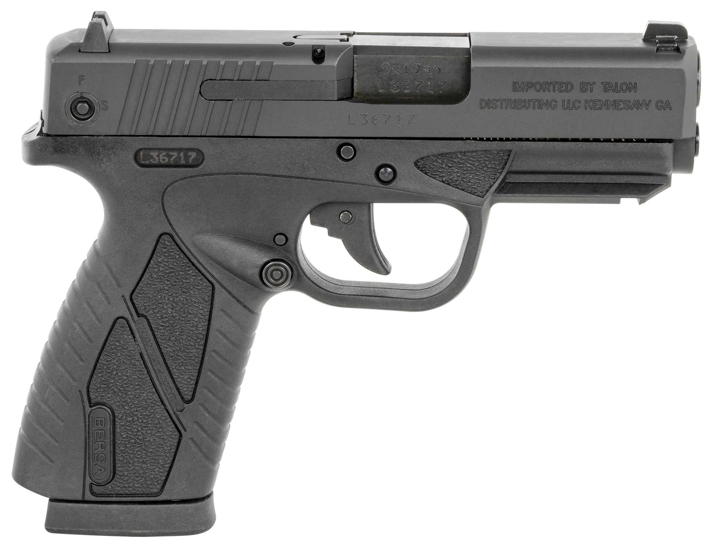 810083202037 Bersa Bpcc, Bersa Bp9mcc        Bp Cc   9mm Ms 3.3  8r   Mtblk