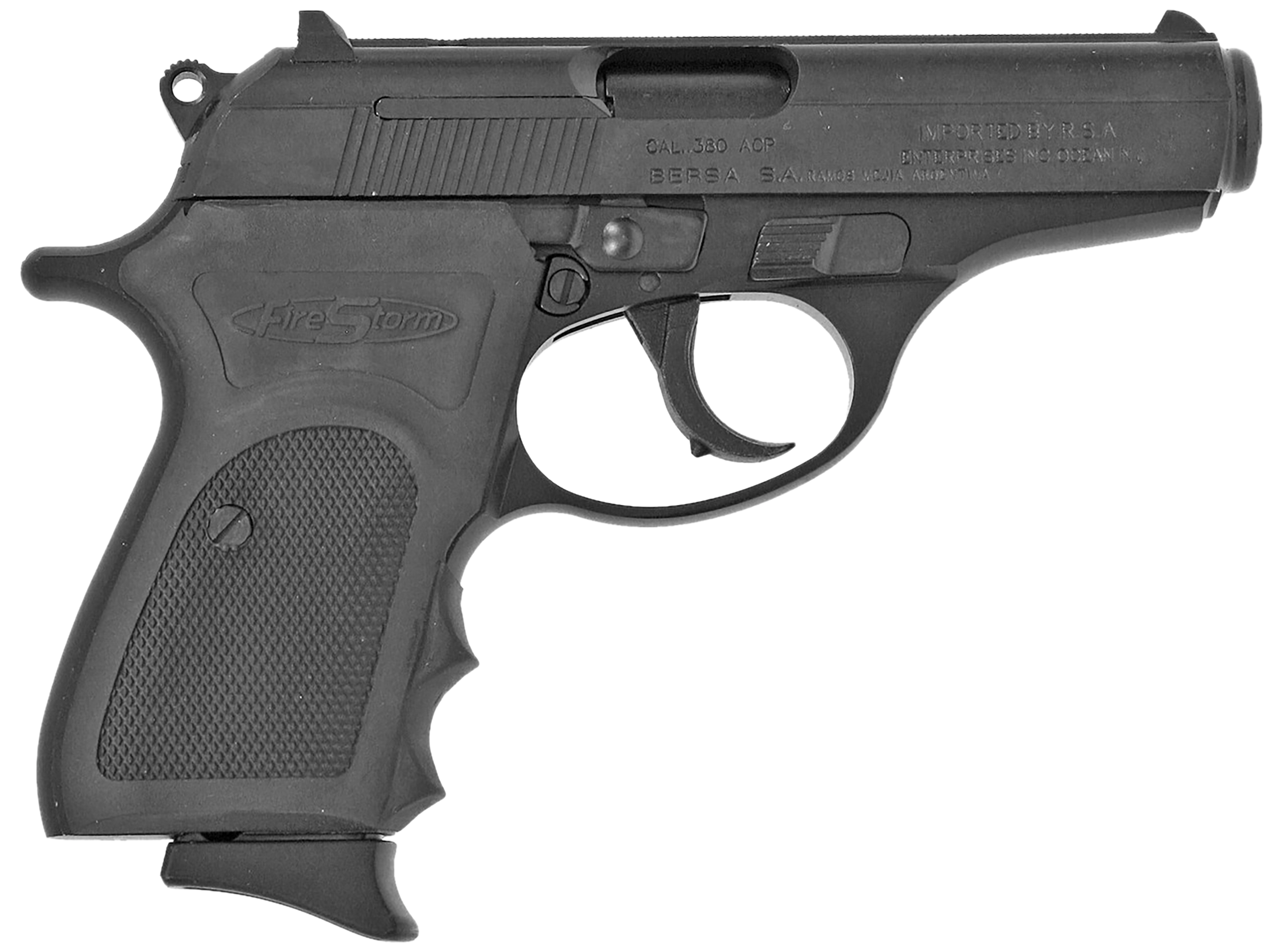 Bersa Firestorm, Bersa Fs380m        Firestm 380*ca*3.5 7r    Mtblk