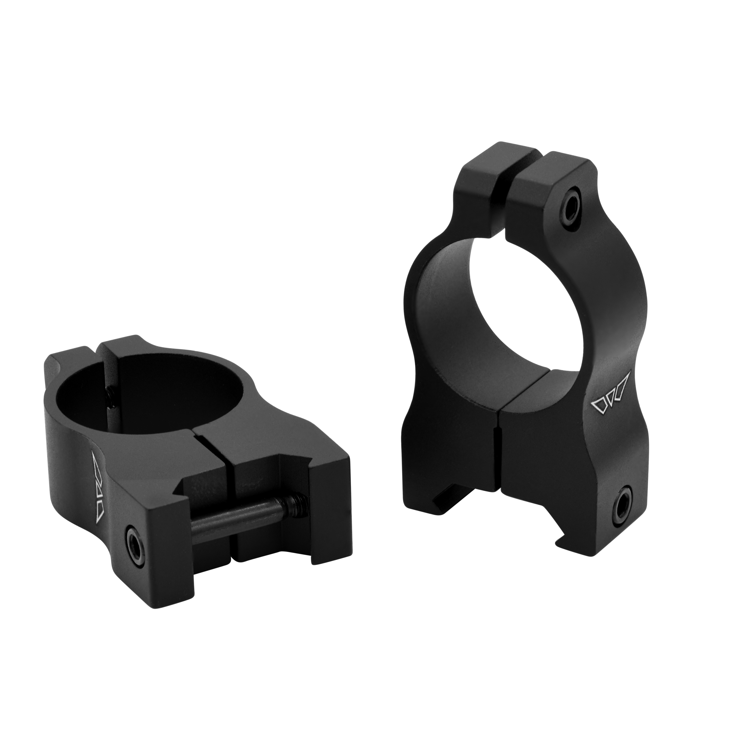 Warne scope rings v402m vapor 1 inch high matte scope accessories