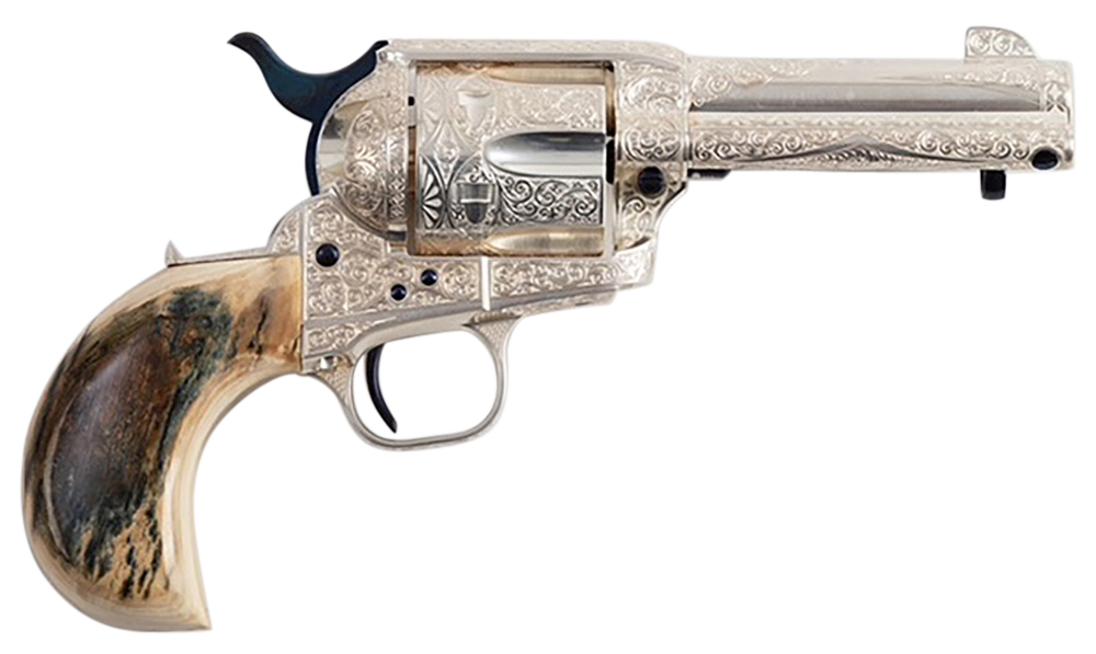 Colt Mfg Single Action Army, Colt P384oz Sa Army Custom 38wcf 4" Mastr Engraved