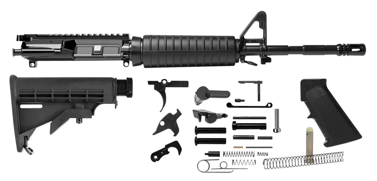 848456000003 Del-ton Inc Rifle, Delton Rkt100 M4 Rifle Kit 16in