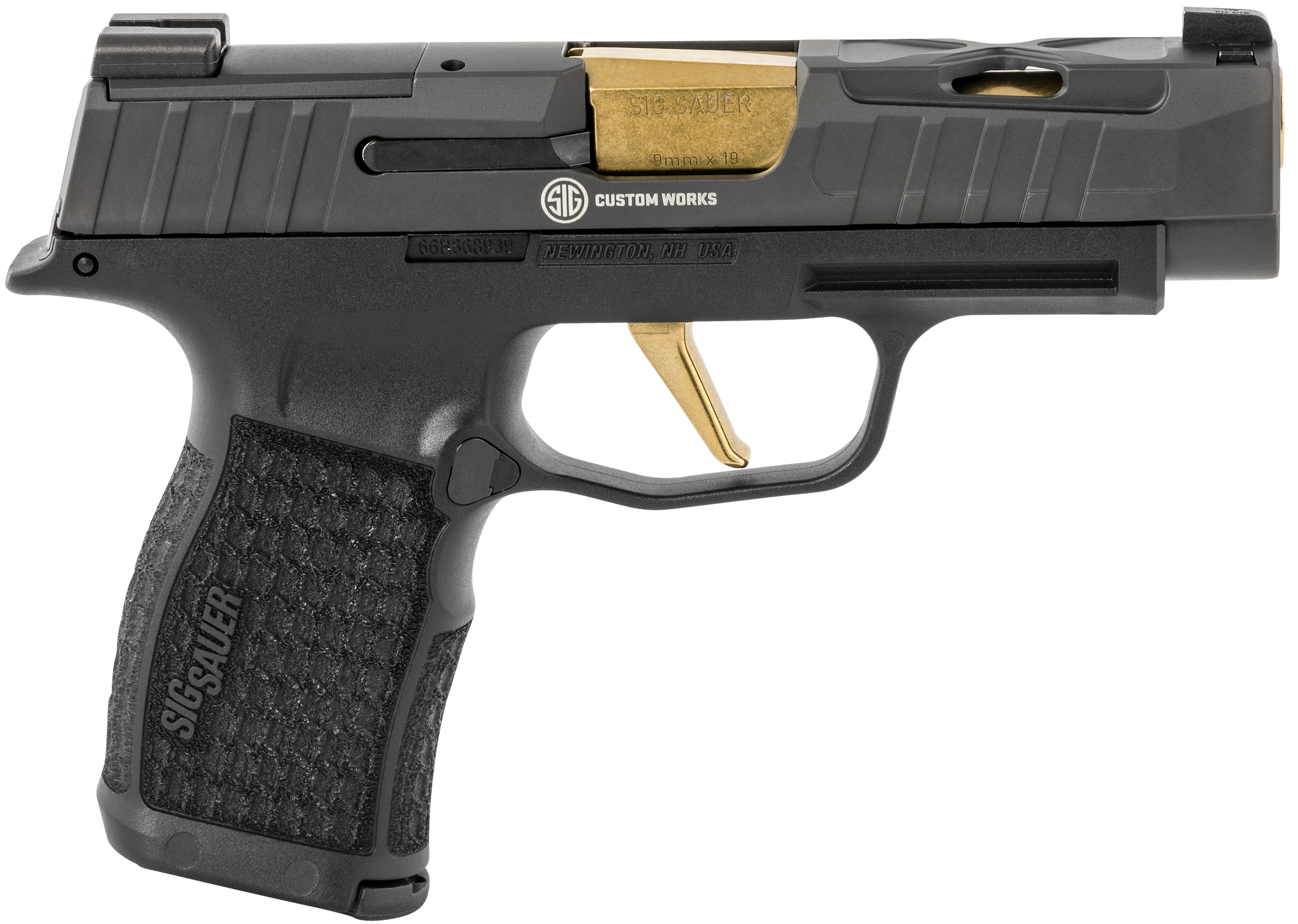 Sig Sauer P365, Sig P365v002 P365xl Spec 9mm Gold Xray (2)12