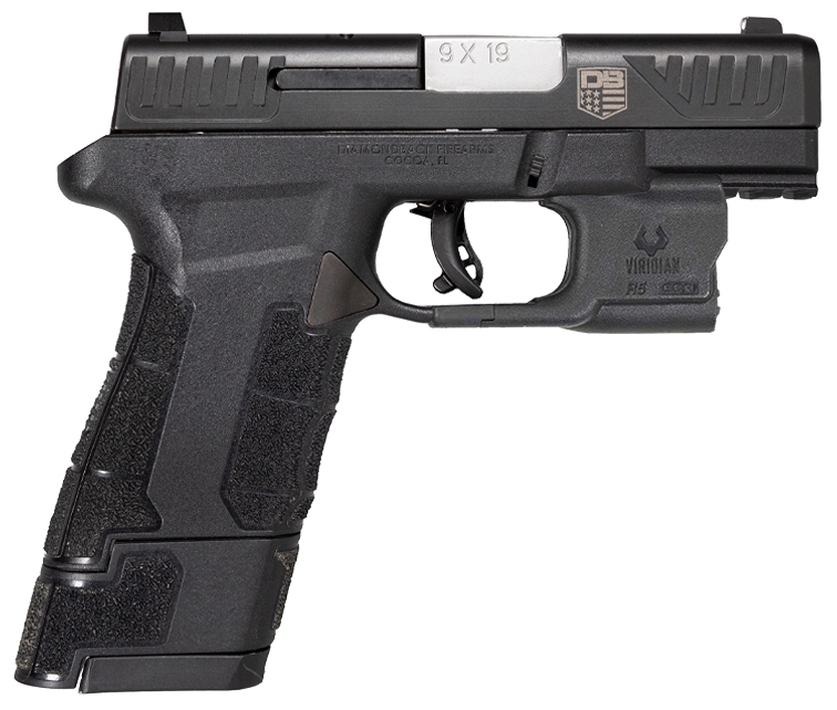 Diamondback Am2, Dia Db0301p001  9mm Subcmp    3.5 17r  Ls/hlst Blk