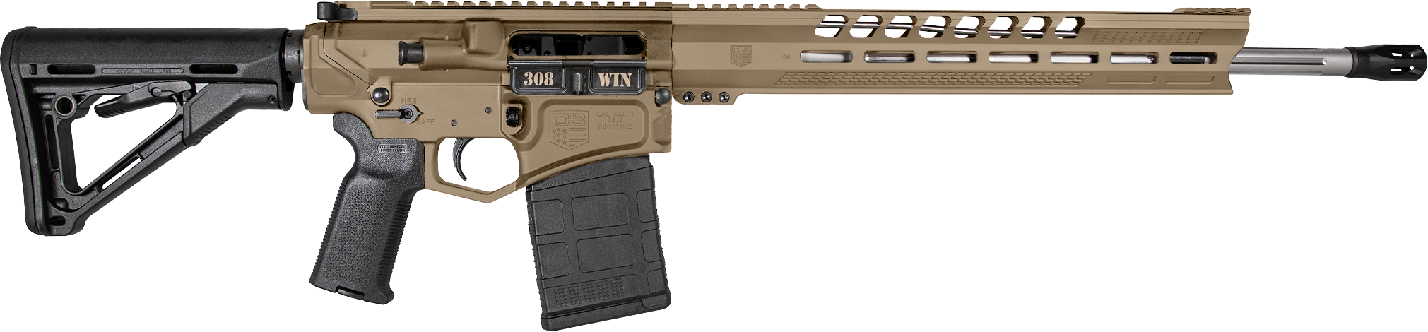 810035754010 Diamondback Db10, Dia Db1032c061 308 Db10 Ml 18 20r Bk/gld/fde