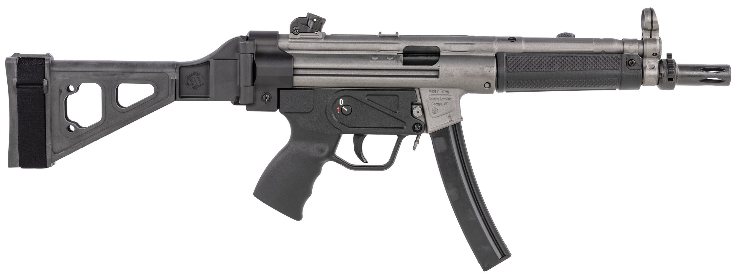 Century Ap5, Cia Hg6034sn Ap5 9mm 9" Brl W Sbt5a Brace Gry