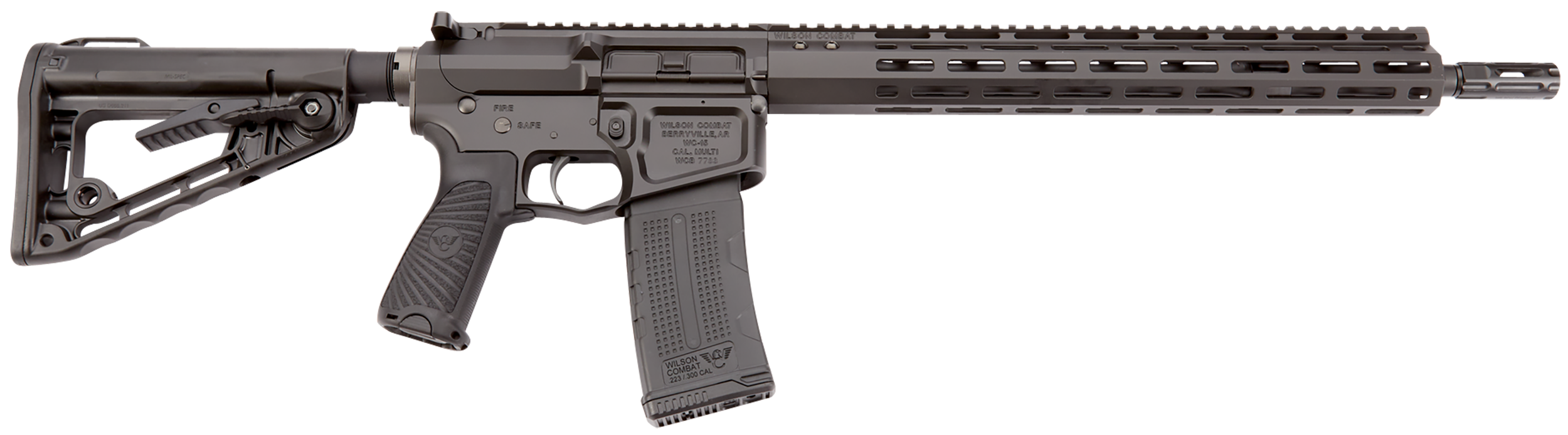 Wilson Combat Recon, Wils Tr-rcr-b556168f   Recon Tact Rfl 556 16" Blk