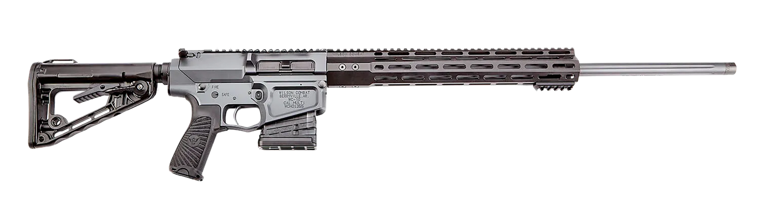 Wilson Combat Super Sniper, Wils Ss-65cf24-black   Sniper Rfl 65crd 24" Fluted