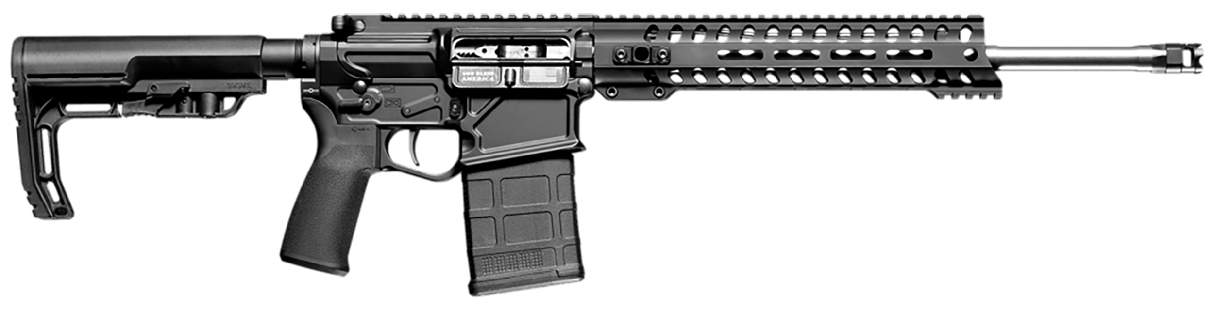 Patriot Ordnance Factory Rogue, Pof 01689 Rogue       Ca Di   16 11m Rail 308  Blk
