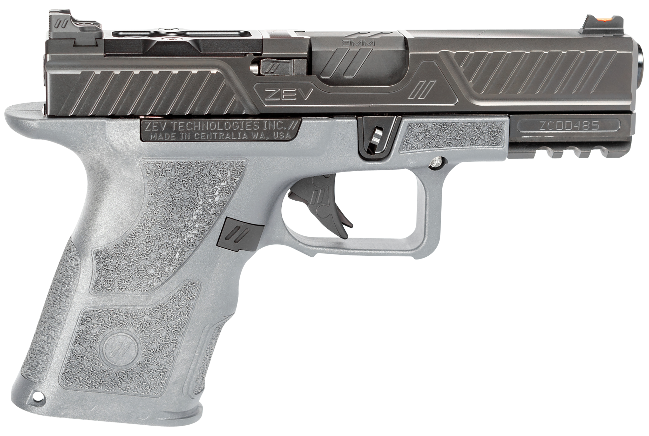 811338036964 Zev Oz9, Zev Oz9c-cpt-com-g Oz9 9mm Compact Gray Grp